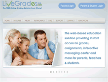 Tablet Screenshot of livegrades.com